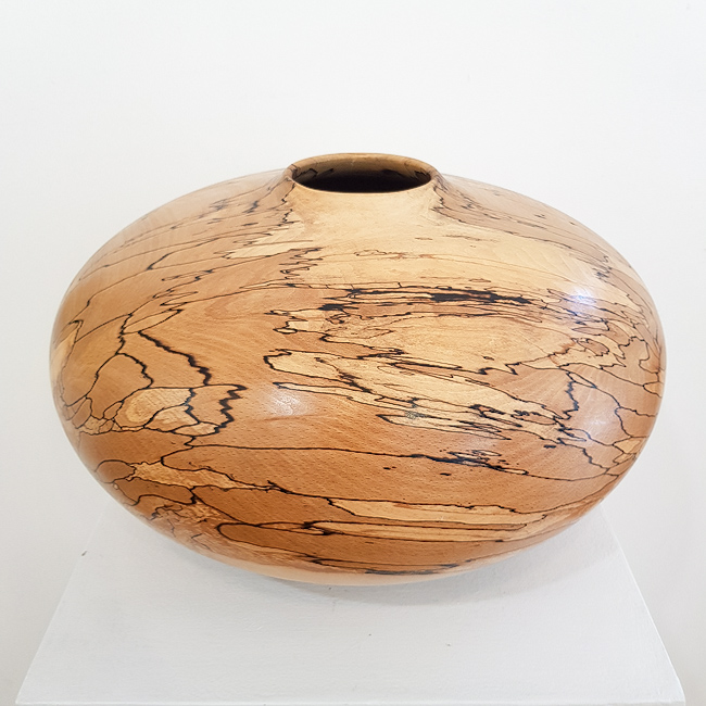 'Spalted Beech Vase' by artist Angus Clyne